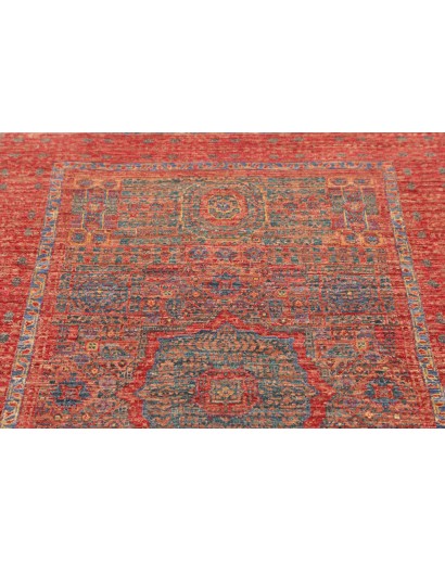 Tappeto Mamlouk Pakistan rosso giallo 99x149