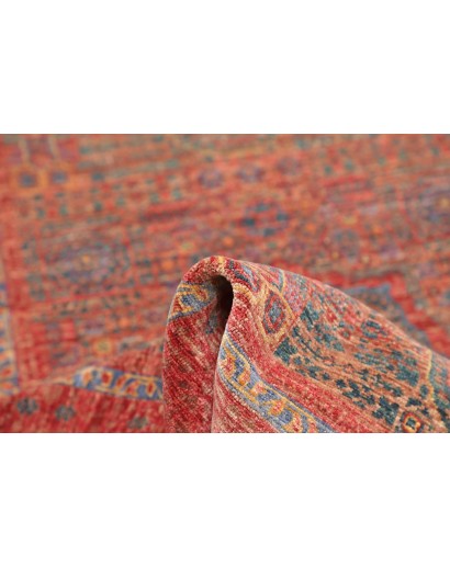 Tappeto Mamlouk Pakistan rosso giallo 99x149