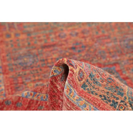 Tappeto Mamlouk Pakistan rosso giallo 99x149