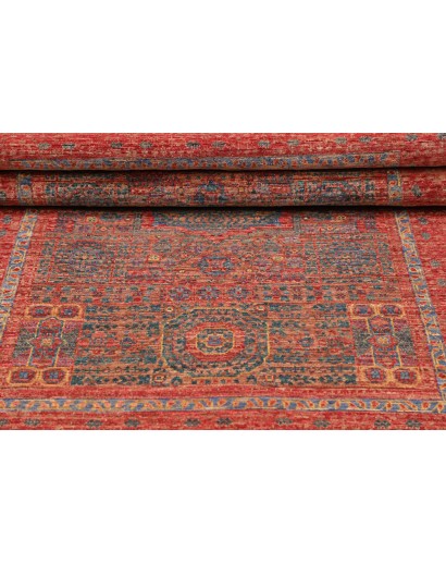 Tappeto Mamlouk Pakistan rosso giallo 99x149