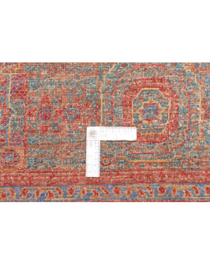 Tappeto Mamlouk Pakistan rosso giallo 99x149