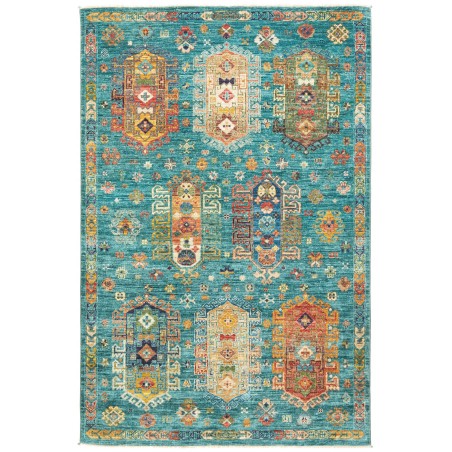 Tappeto Tribal Pakistan grigio marrone 126x189