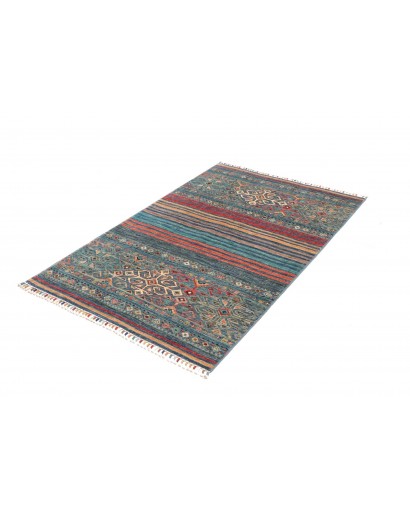 Tappeto Rubin Pakistan azzurro marrone 99x153