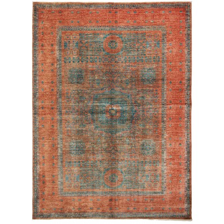 Tappeto Mamlouk Pakistan rosso grigio 173x245