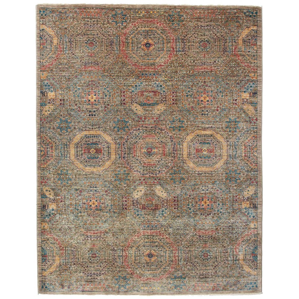 Tappeto Mamlouk Pakistan bianco 150x197 Tappeto Mamlouk Pakistan bianco 150x197