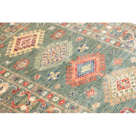 Tappeto Kazak Fine Pakistan marrone bianco 105x151