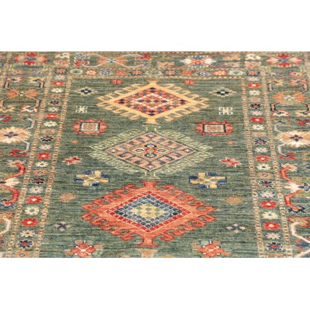 Tappeto Kazak Fine Pakistan marrone bianco 105x151