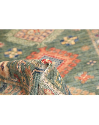 Tappeto Kazak Fine Pakistan marrone bianco 105x151