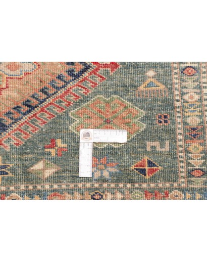 Tappeto Kazak Fine Pakistan bianco azzurro 102x148