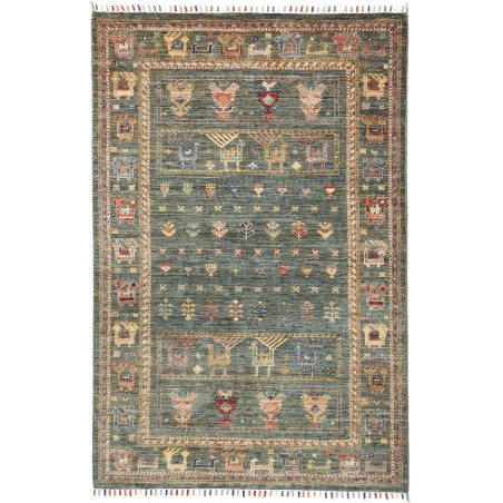 Tappeto Rubin Pakistan bianco grigio 100x152