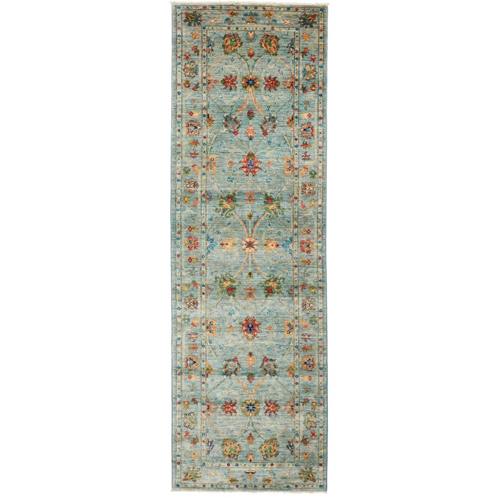 Tappeto Zigler Fine Pakistan azzurro 77x253 Tappeto Zigler Fine Pakistan azzurro 77x253