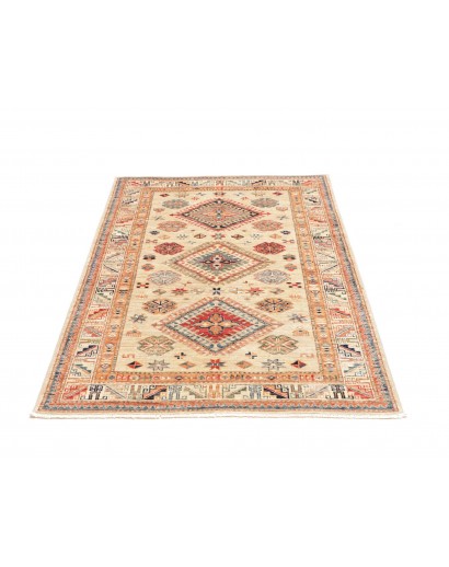 Tappeto Kazak Fine Pakistan marrone giallo 100x147