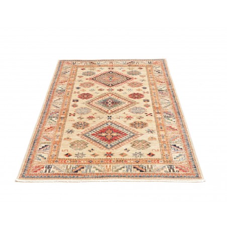 Tappeto Kazak Fine Pakistan marrone giallo 100x147