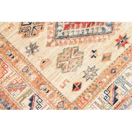 Tappeto Kazak Fine Pakistan marrone giallo 100x147