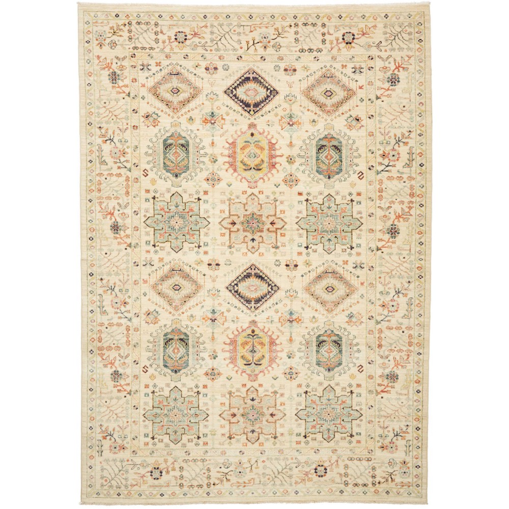 Tappeto Tribal Pakistan giallo verde 167x239 Tappeto Tribal Pakistan giallo verde 167x239