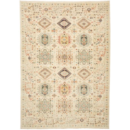 Tappeto Tribal Pakistan giallo verde 167x239