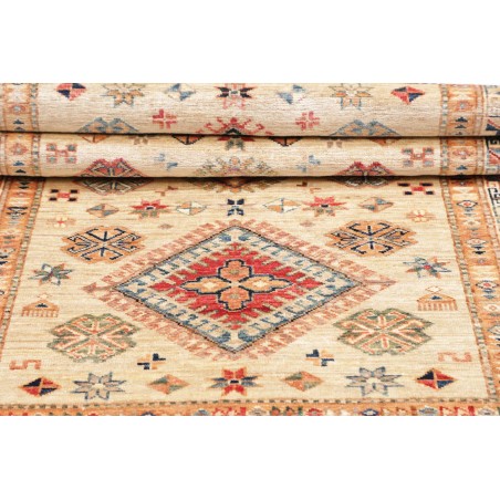 Tappeto Kazak Fine Pakistan marrone giallo 100x147