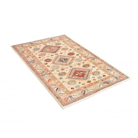 Tappeto Kazak Fine Pakistan marrone giallo 100x146