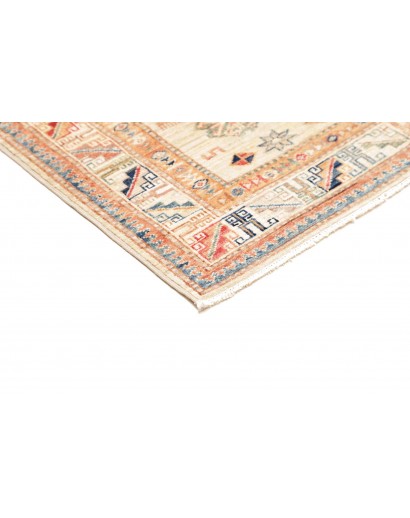 Tappeto Kazak Fine Pakistan marrone giallo 100x146