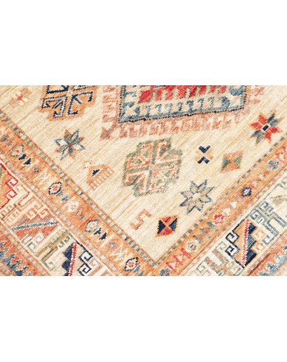 Tappeto Kazak Fine Pakistan marrone giallo 100x146