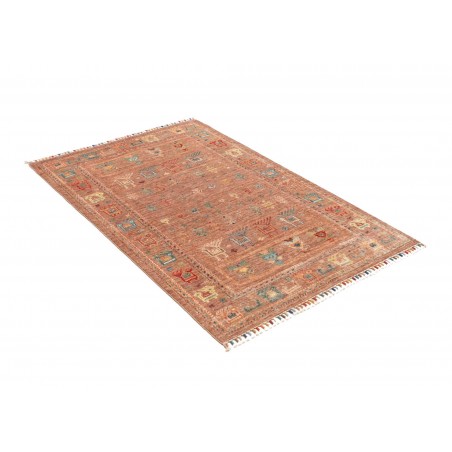 Tappeto Rubin Pakistan marrone rosso 99x150