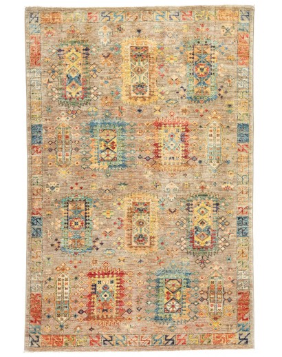Tappeto Tribal Pakistan marrone 120x184