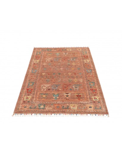 Tappeto Rubin Pakistan marrone rosso 99x150