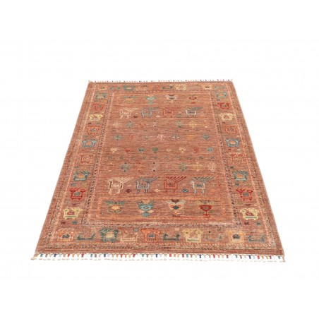 Tappeto Rubin Pakistan marrone rosso 99x150