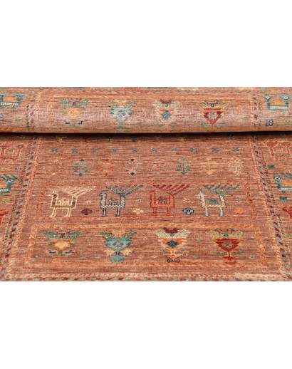 Tappeto Rubin Pakistan marrone rosso 99x150