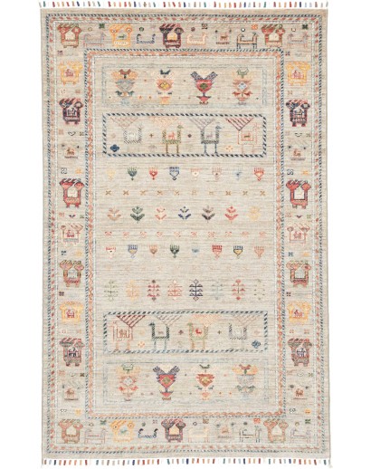 Tappeto Rubin Pakistan bianco 99x154