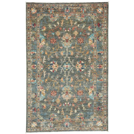 Tappeto Zigler Fine Pakistan bianco azzurro 98x154