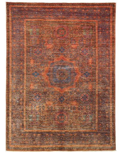 Tappeto Mamlouk Pakistan marrone grigio 148x200