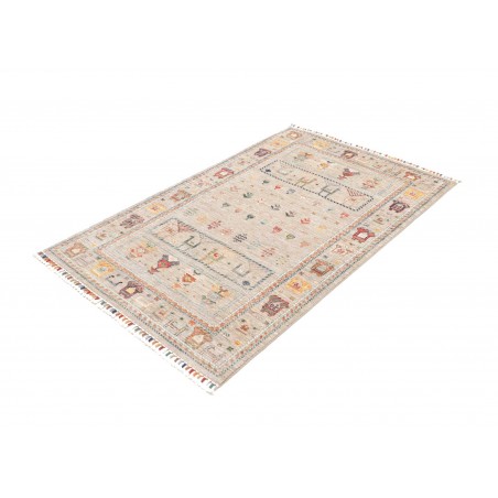 Tappeto Rubin Pakistan bianco grigio 98x155