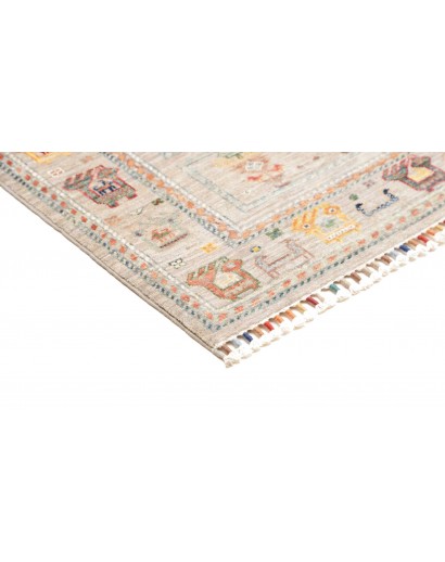 Tappeto Rubin Pakistan bianco grigio 98x155