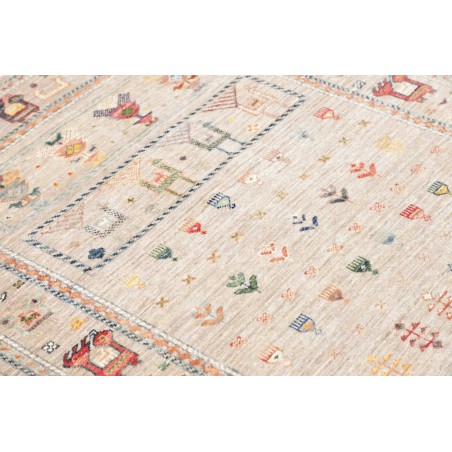 Tappeto Rubin Pakistan bianco grigio 98x155