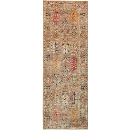 Tappeto Tribal Pakistan marrone grigio 78x232