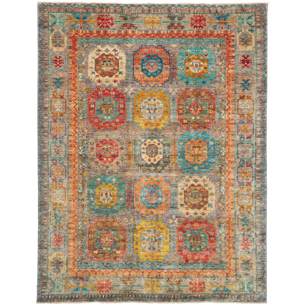 Tappeto Tribal Pakistan marrone 173x229 Tappeto Tribal Pakistan marrone 173x229