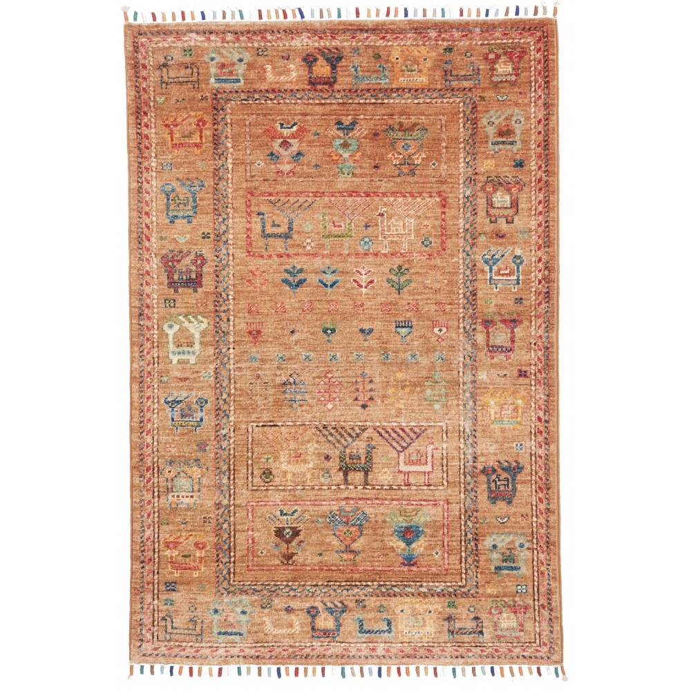 Tappeto Rubin Pakistan marrone grigio 80x120