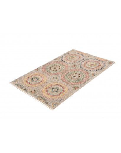 Tappeto Mamlouk Pakistan marrone grigio 79x124