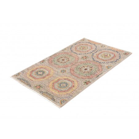 Tappeto Mamlouk Pakistan marrone grigio 79x124