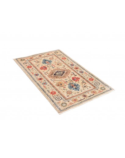 Tappeto Kazak Fine Pakistan marrone giallo 79x123