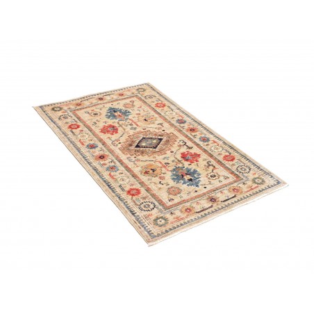 Tappeto Kazak Fine Pakistan marrone giallo 79x123