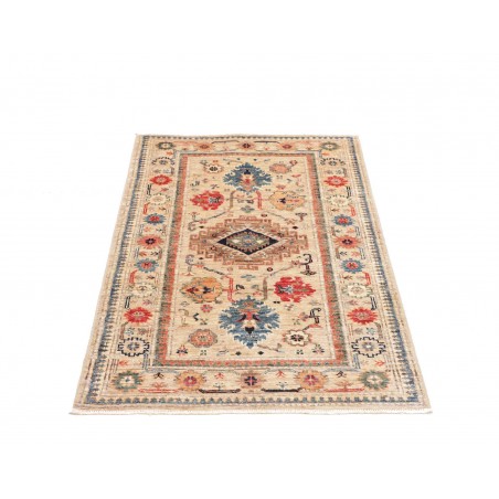 Tappeto Kazak Fine Pakistan marrone giallo 79x123