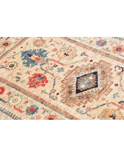 Tappeto Kazak Fine Pakistan marrone giallo 79x123