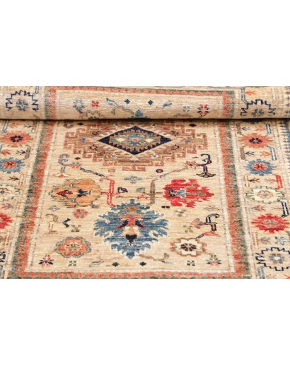 Tappeto Kazak Fine Pakistan marrone giallo 79x123