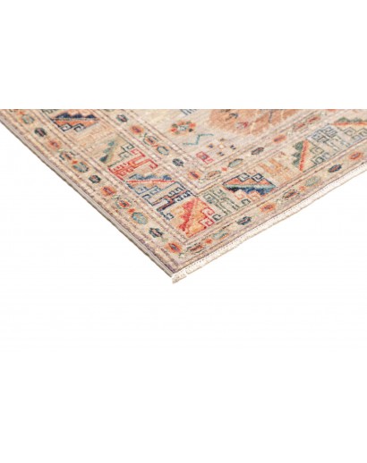 Tappeto Kazak Fine Pakistan marrone grigio 77x128