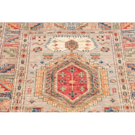 Tappeto Kazak Fine Pakistan marrone grigio 77x128