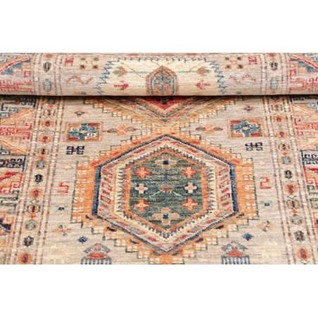 Tappeto Kazak Fine Pakistan marrone grigio 77x128