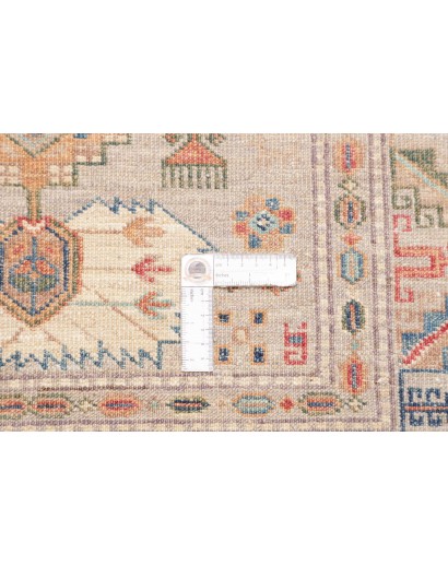 Tappeto Kazak Fine Pakistan marrone grigio 77x128