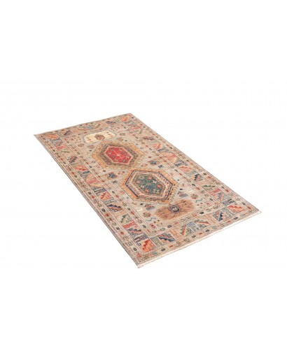 Tappeto Kazak Fine Pakistan marrone beige 76x127